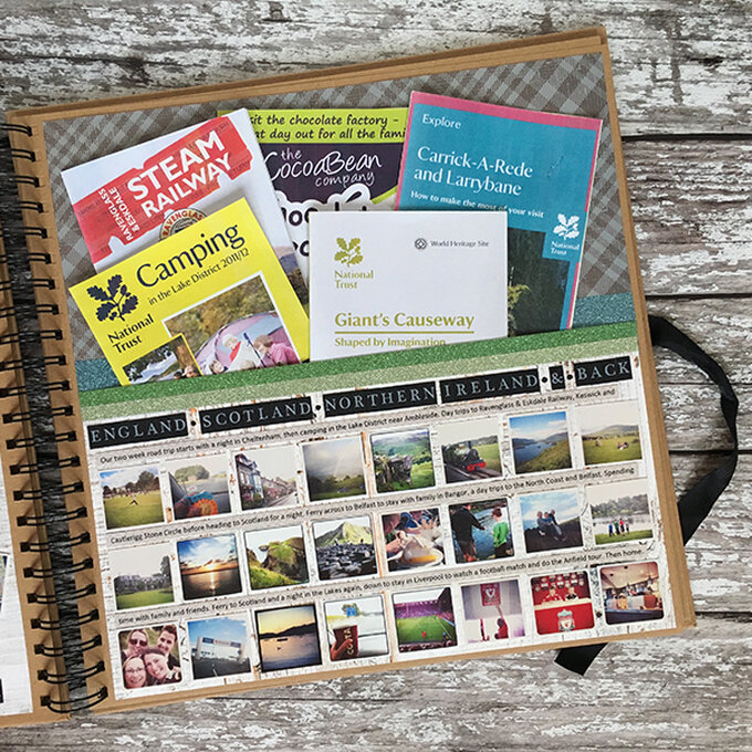 How to Make a Road Trip Scrapbook Layout | Hobbycraft