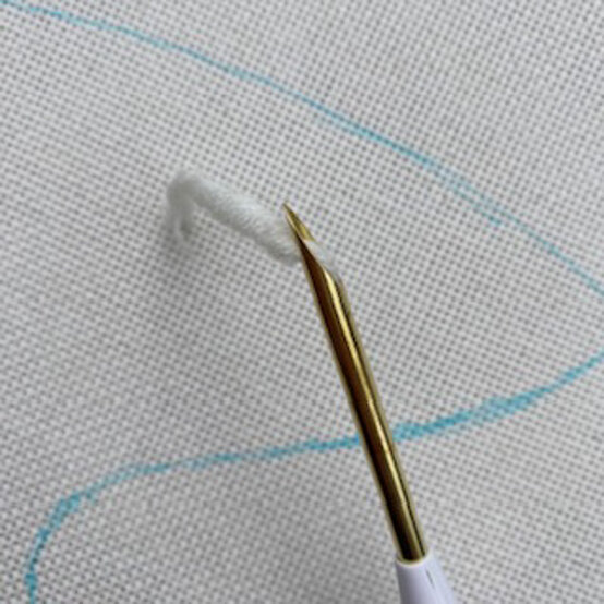 How to Make a Punch Needle Christmas Pudding Footstool | Hobbycraft