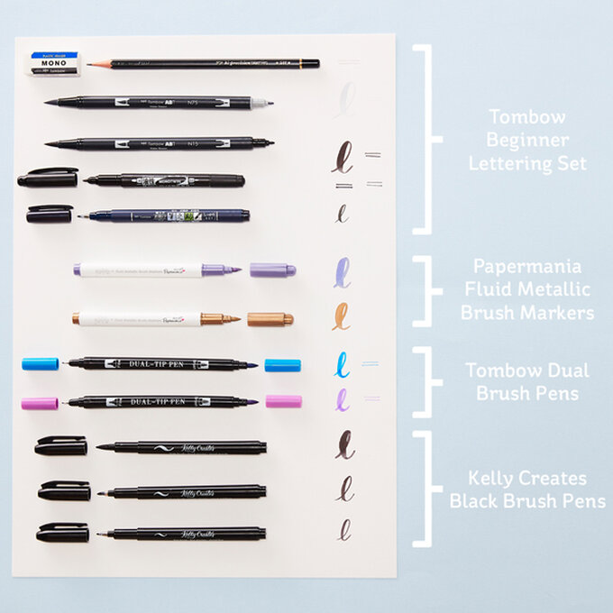 LYL1 Brush Lettering Edition Guide Sheets - CreativLEI