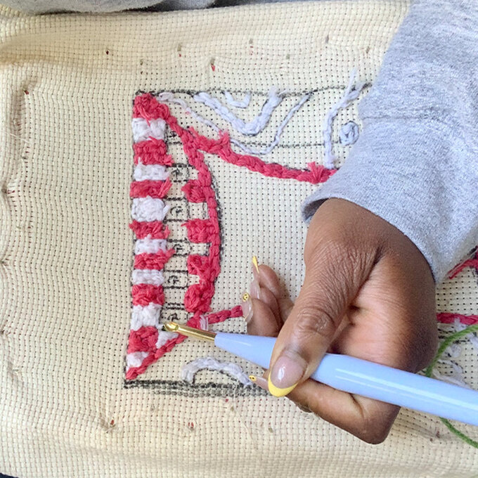 How to Make a Punch Needle Mirror Hobbycraft