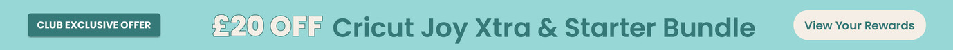 &pound;20 off Cricut Joy Xtra & Starter Bundle