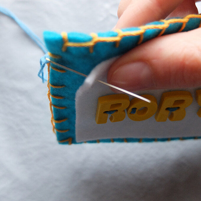 Great British Button Challenge Sew a Felt Name Tag Hobbycraft