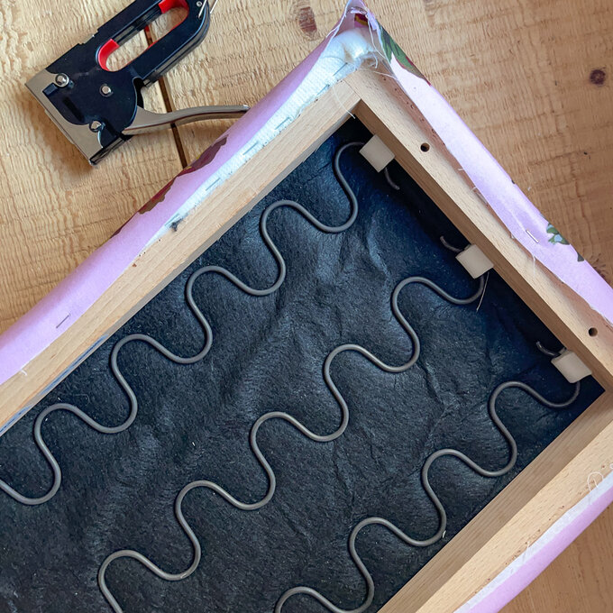 How to Reupholster a Footstool Hobbycraft