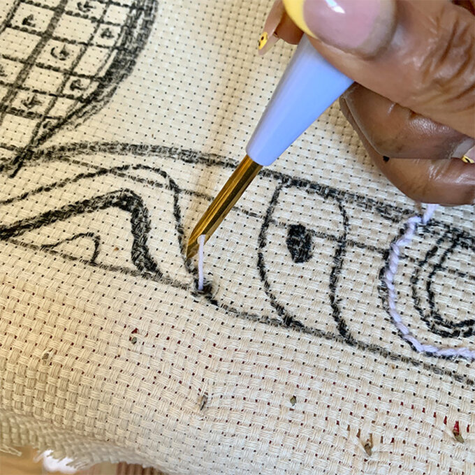 How to Make a Punch Needle Mirror Hobbycraft