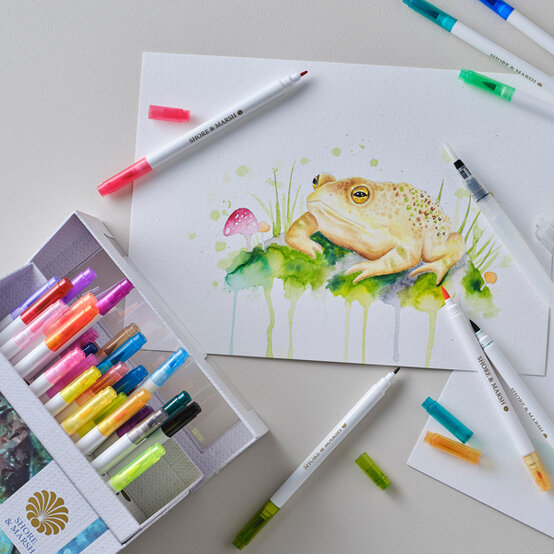 How to Draw with Watercolour Pens Hobbycraft