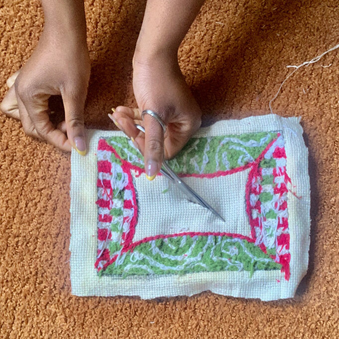 How to Make a Punch Needle Mirror Hobbycraft