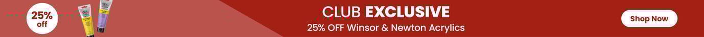 25% off Winsor & Newton Acrylics