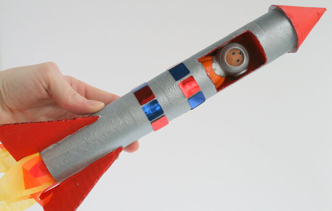 How to Make a Cardboard Tube Rocket Ship | Hobbycraft