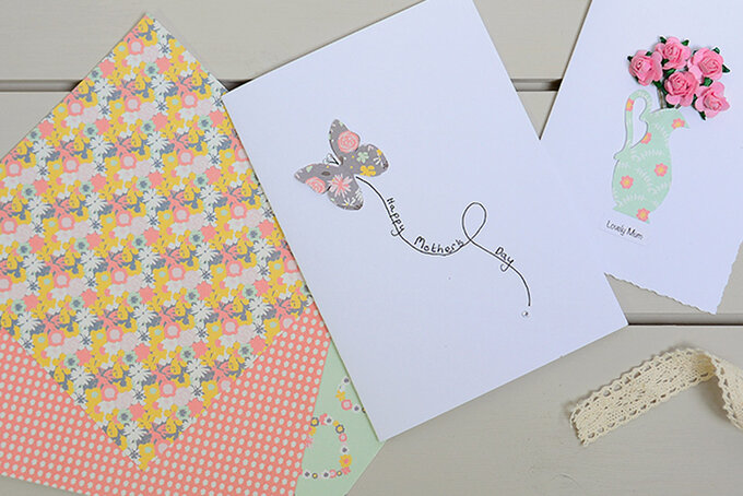 Children Handmade DIY Paper Greeting Card Making Material Set (15 Cards +  15 Envelopes)