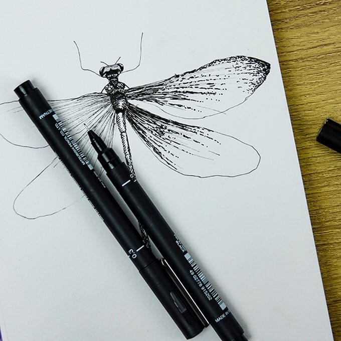 5 Top Drawing Techniques with uni-PIN Pens | Hobbycraft