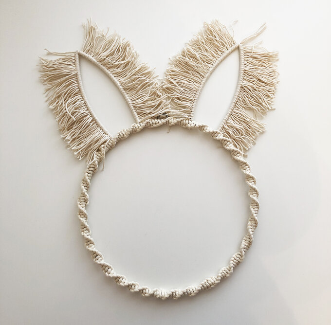 How to Make a Macrame Bunny Wreath | Hobbycraft