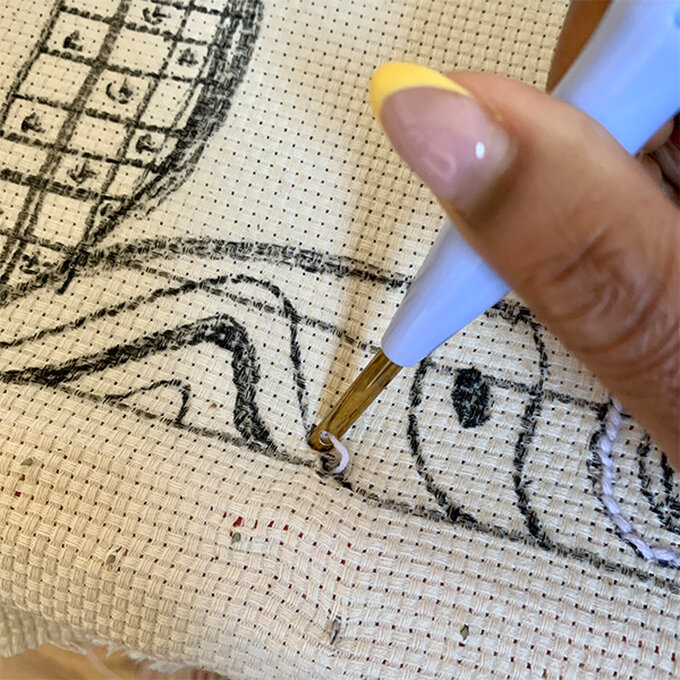 How to Make a Punch Needle Mirror Hobbycraft