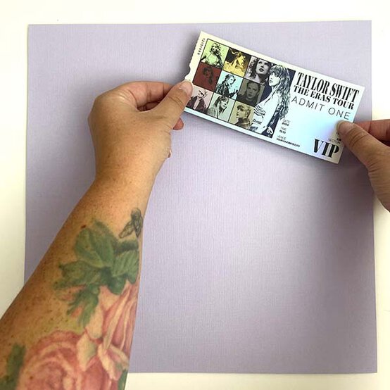 First Concert Frame How to Make a Concert Memory Frame | Hobbycraft