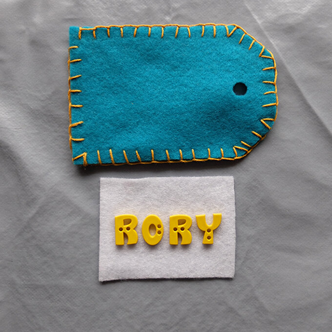 Great British Button Challenge Sew a Felt Name Tag Hobbycraft