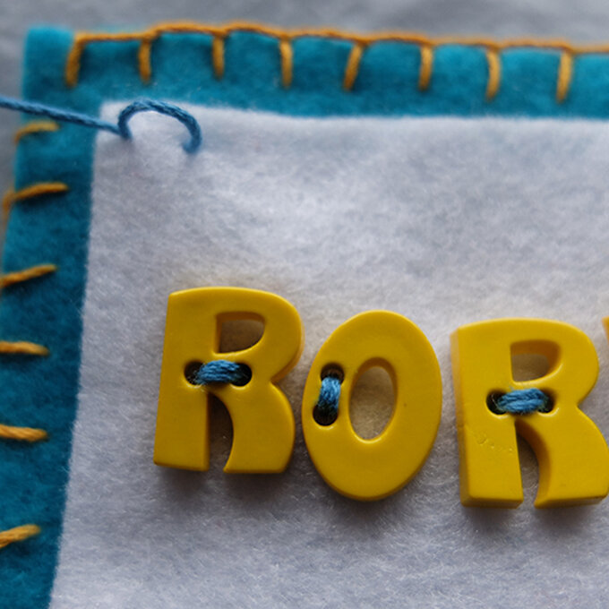 Great British Button Challenge Sew a Felt Name Tag Hobbycraft