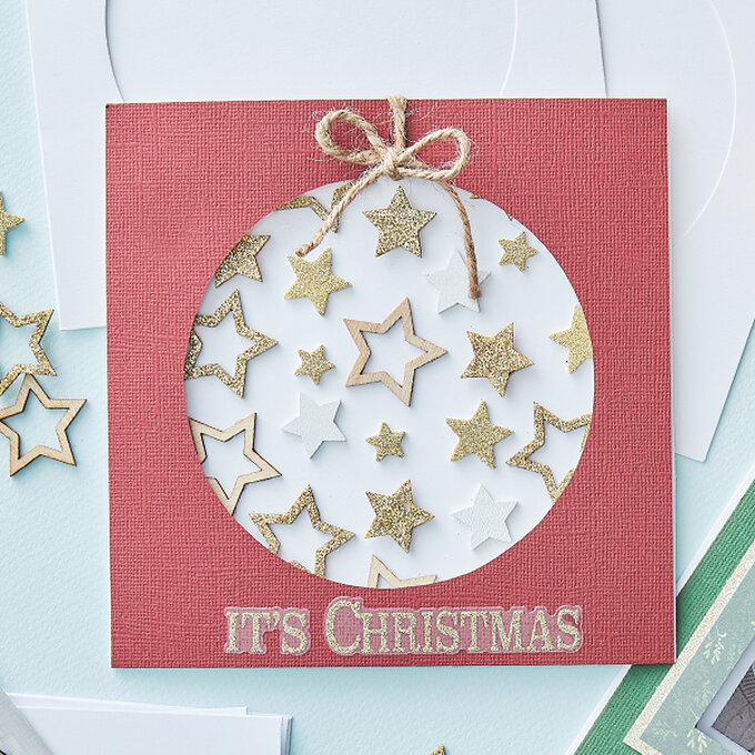 How to Make Christmas Aperture Cards Hobbycraft