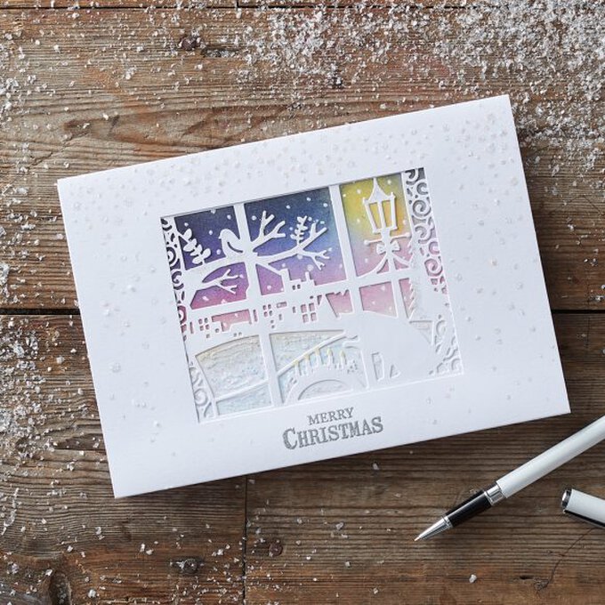 How to Make a Christmas Window Card Hobbycraft