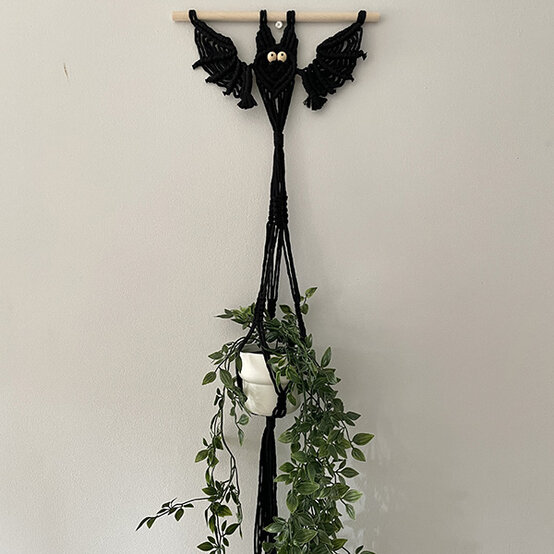 basket indoor planter Lightwash Handled Planter Basket