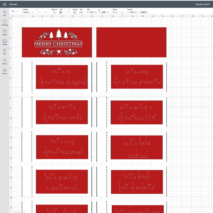 Cricut: How To Make a Christmas Coupon Book | Hobbycraft