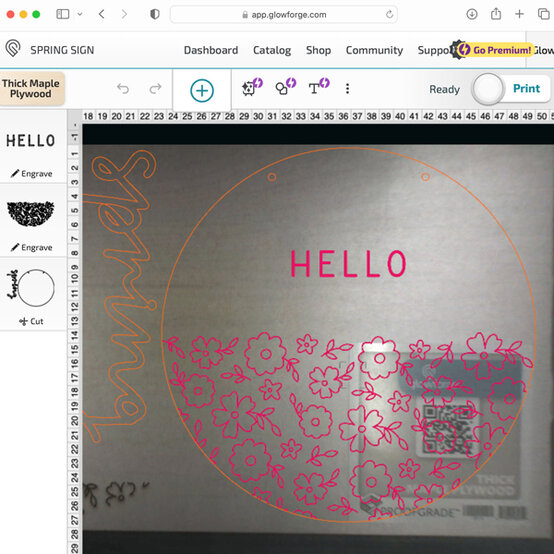 Glowforge Projects Spring Glowforge: How to Make a Spring Sign | Hobbycraft