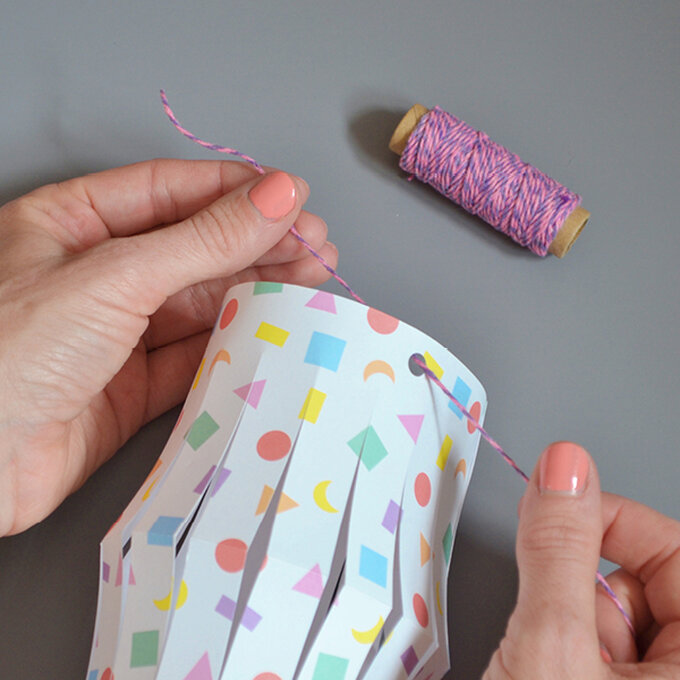How to Make Patterned Paper Lanterns Hobbycraft