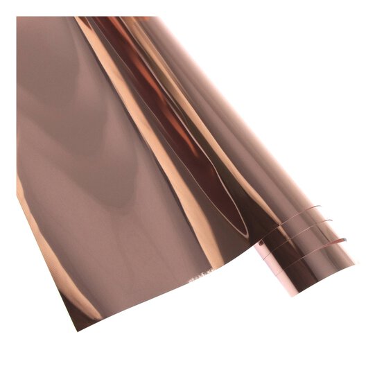 Metallic Rose Gold PU Iron-On Vinyl 12 x 24 Inches image number 3