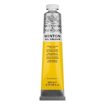 Winsor and Newton Winton Oil Colour Yellow Pale Hue 200ml