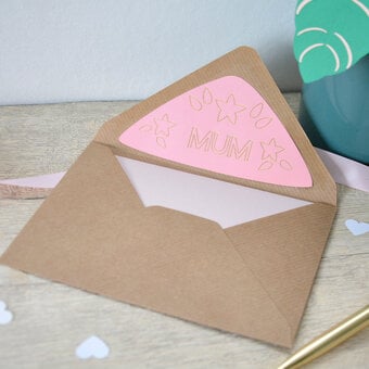 Cricut: How to Make Foiled Envelope Liners