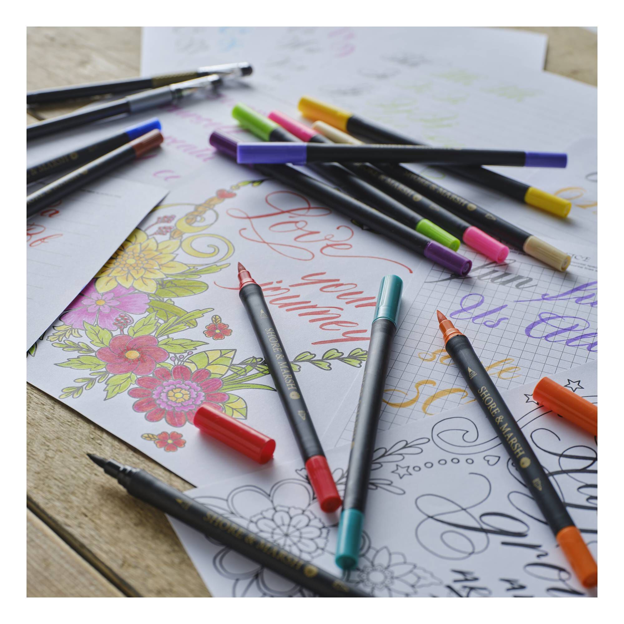 Write Co Lettering Set Shore & Marsh Hand Lettering Set | Hobbycraft