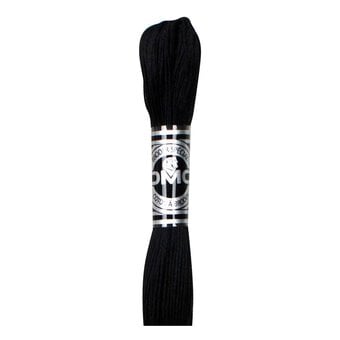 DMC Black Mouline Special 25 Cotton Thread 8m (310)