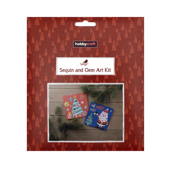 Christmas Sequin and Gem Art Kit image number 5