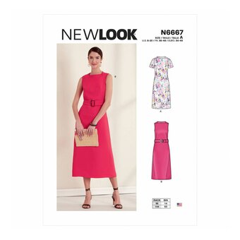 New Look Women's Dress Sewing Pattern N6667