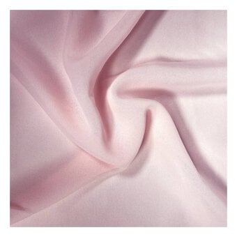 Pink Crepe Georgette Fabric by the Metre