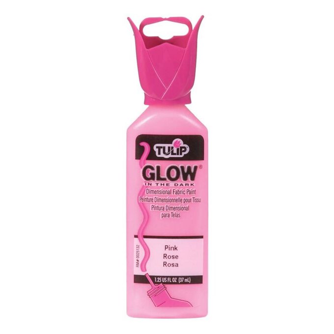 Tulip Pink Glow Fabric Paint 37ml image number 1