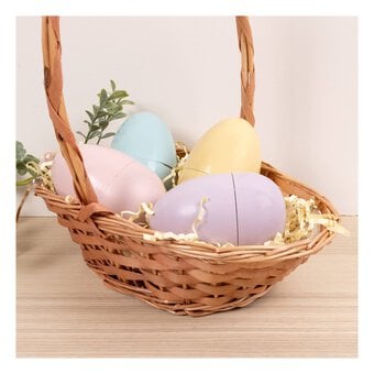 Pastel Wooden Fillable Eggs 4 Pack 