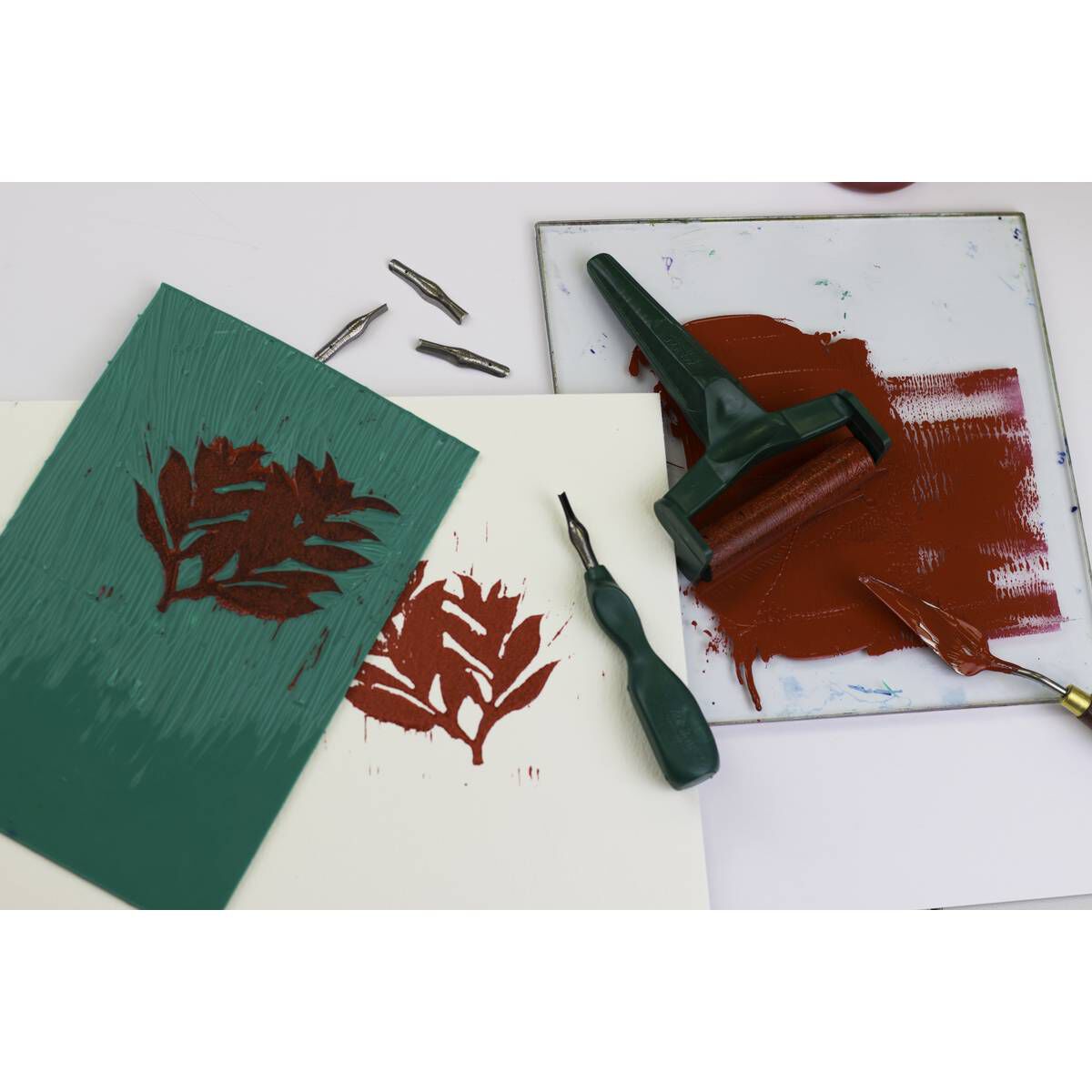 Adigraf Block Printing Lino Plate A6 Hobbycraft