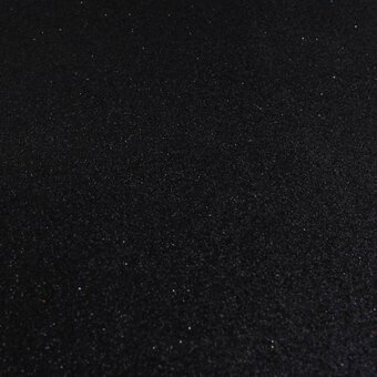 Black Glitter Foam Sheet 22.5cm x 30cm image number 2