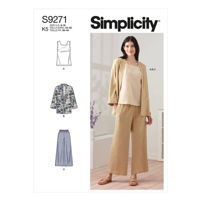 Simplicity Women’s Separates Sewing Pattern S9271 (18-26) image number 1