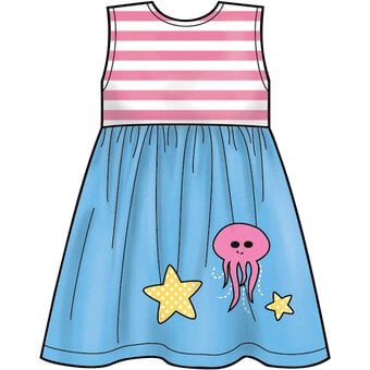New Look Child's Dress Sewing Pattern N6647 image number 4