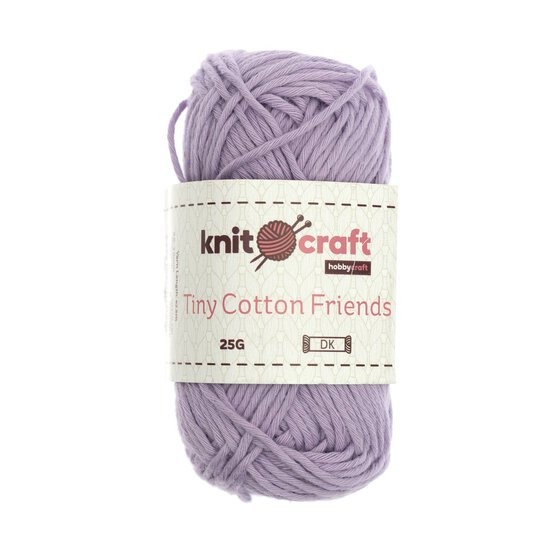 Knitcraft Lilac Tiny Cotton Friends Yarn 25g image number 1
