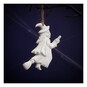 Hanging Plaster Witch Decoration 10cm image number 1