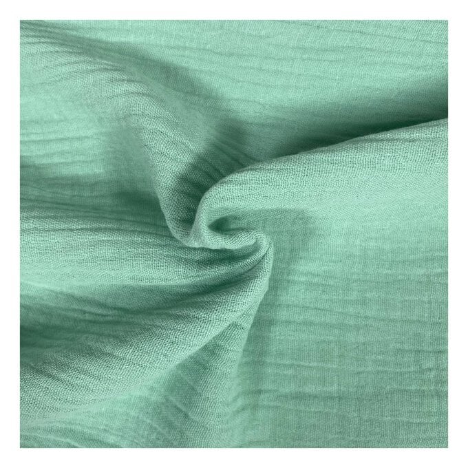 Mint Double Gauze Fabric by the Metre image number 1