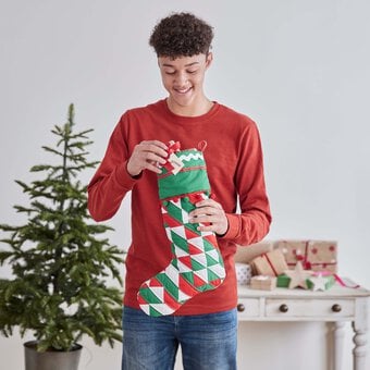 How to Quilt a Christmas Stocking