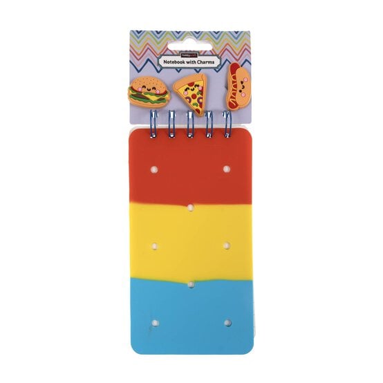 Mini Primary Colour Notebook with Charms image number 5