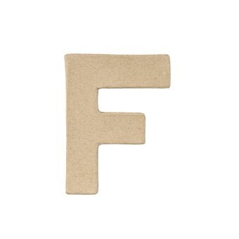 Mini Mache Letter F 10cm image number 5