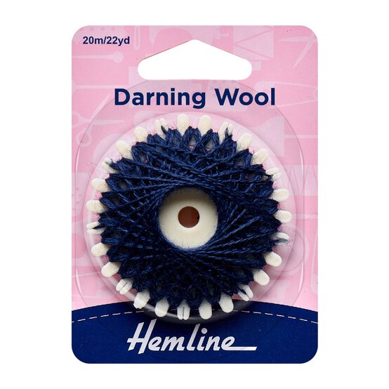 Hemline Navy Darning Wool 20m image number 1