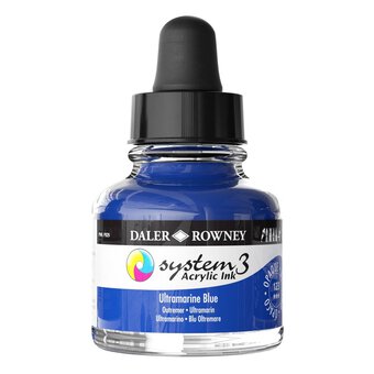 Daler-Rowney System3 Ultramarine Blue Acrylic Ink 29.5ml