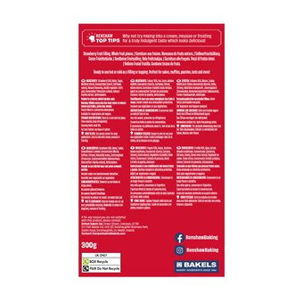 Renshaw Strawberry Fruit Filling 300g