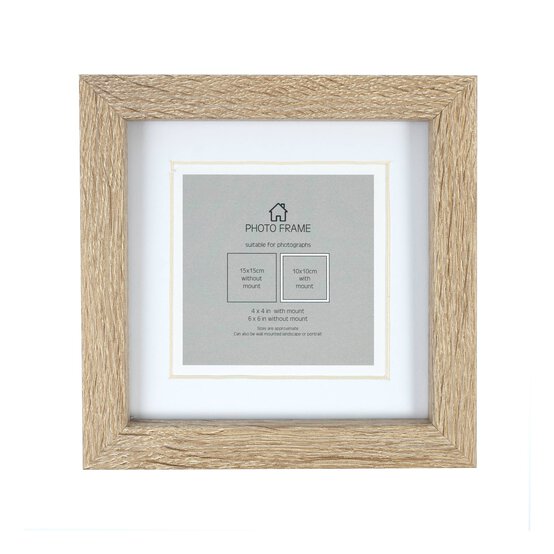 Light Oak Effect Photo Frame 15cm x 15cm image number 2