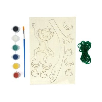 Make Your Own Wooden Hanging Monkey Kit image number 3